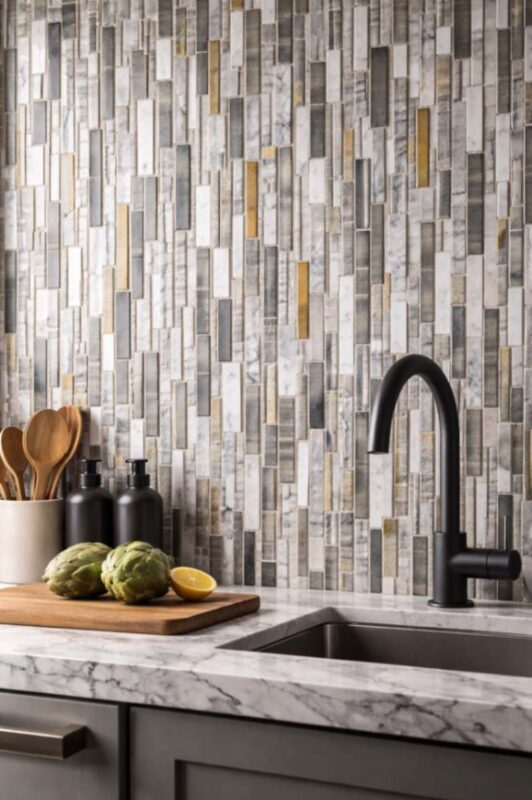 subway tiles vs mosaic splashback - Best Kitchen Splashback Tiles Brisbane