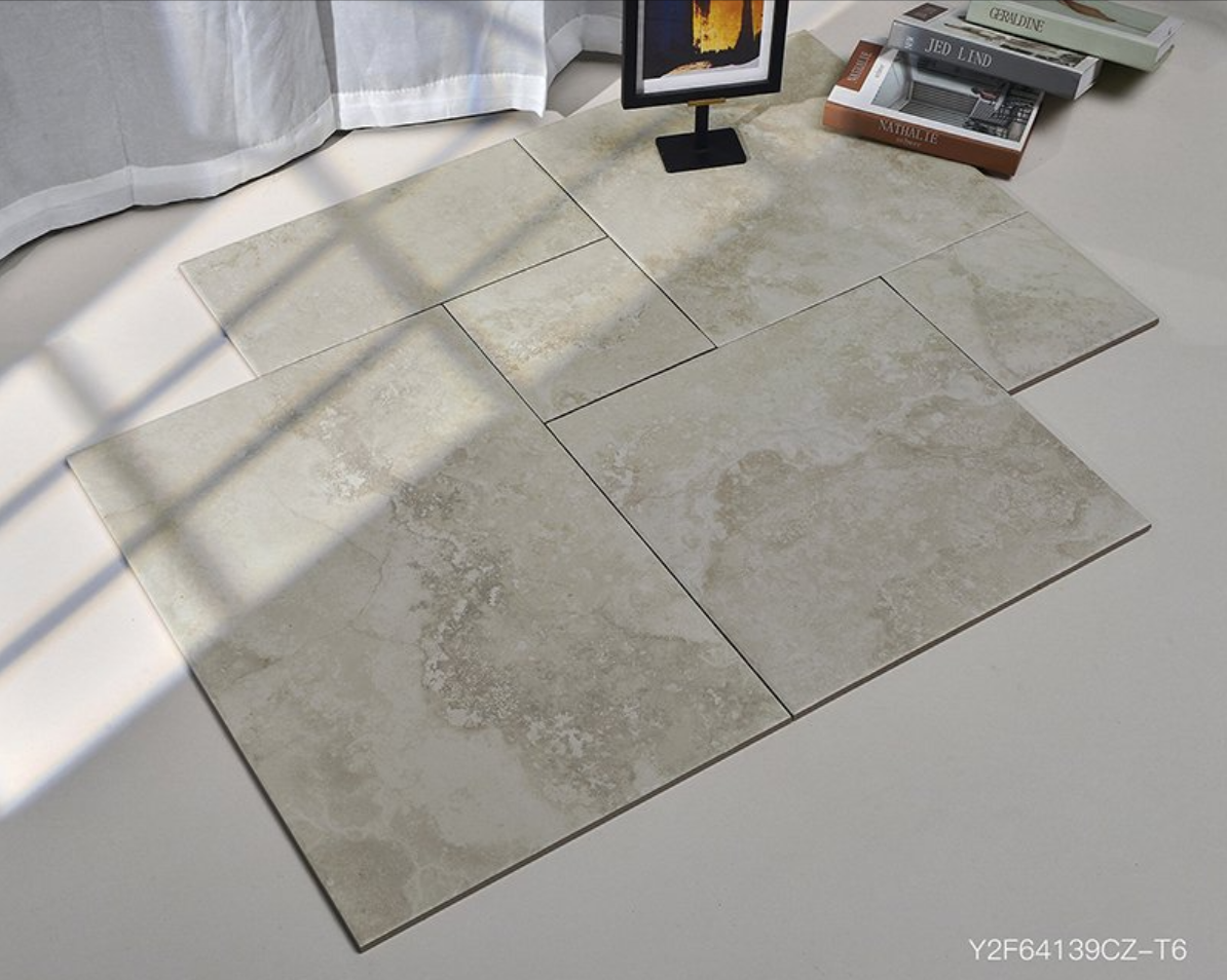 Travertine beige French Pattern